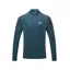 Mountain Equipment Men's Ignis LS Zip Tee Majolica/Alto Blue