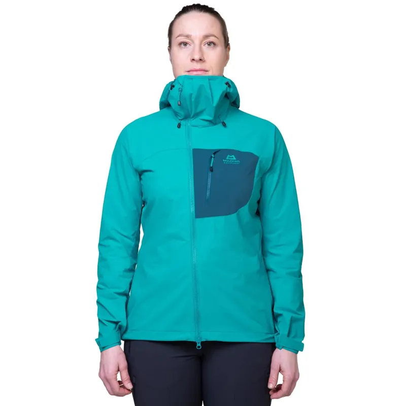 Mountain Equipment Women's Squall Hooded Jacket Topaz/Majolica-1