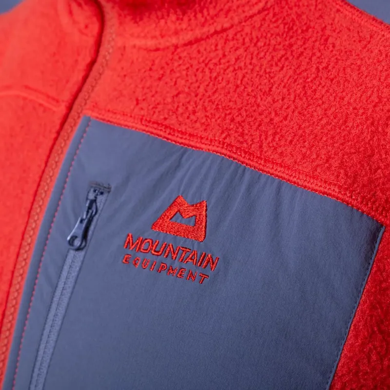 Mountain Equipment Men's Highpile Hoodie Red Rock/Ombre-5