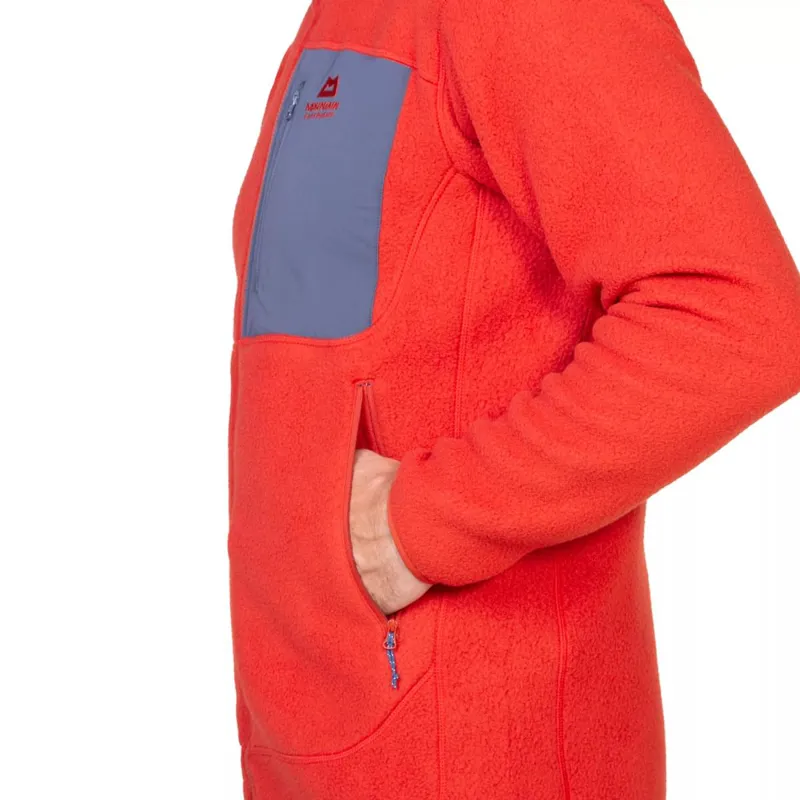 Mountain Equipment Men's Highpile Hoodie Red Rock/Ombre-6