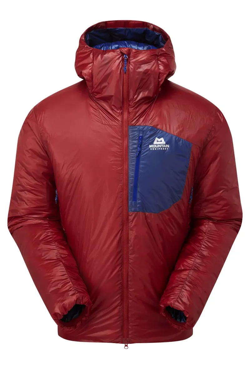 Mountain Equipment Men's Oreus Hooded Jacket Merlot/Admiral Blue