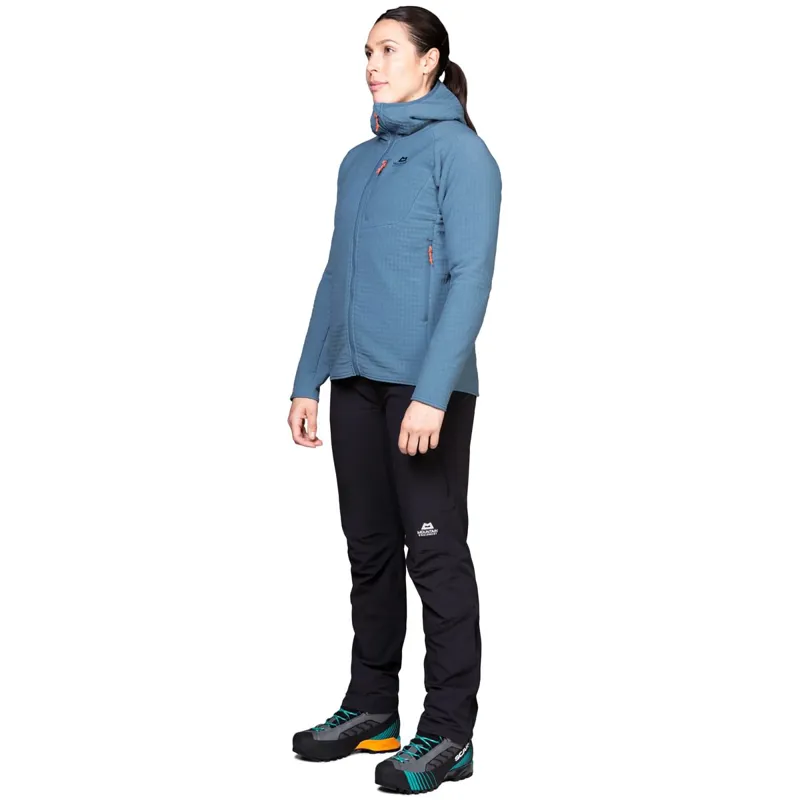 Mountain Equipment Women's Shroud Hooded Jacket Stellar Blue-3