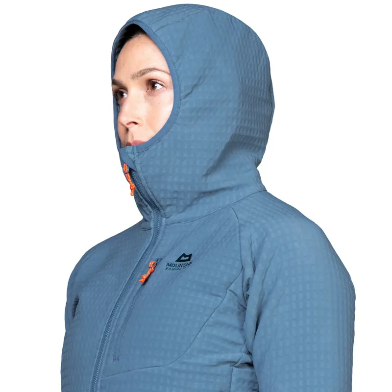 Mountain Equipment Women's Shroud Hooded Jacket Stellar Blue-5
