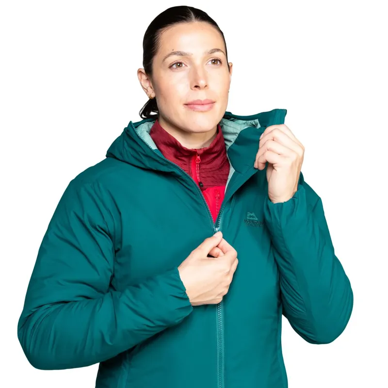 Mountain Equipment Women's Andola Hooded Jacket Deep Teal-3