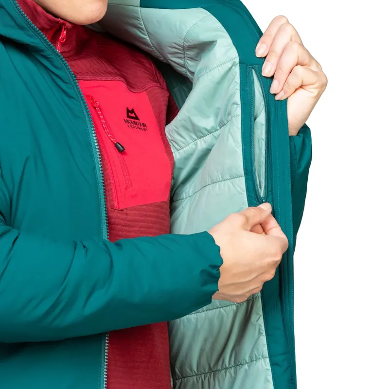 Mountain Equipment Women's Andola Hooded Jacket Merlot-9