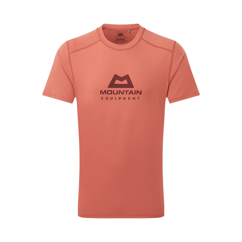 Mountain Equipment Mens Headpoint Emblem Tee Etruscan Red