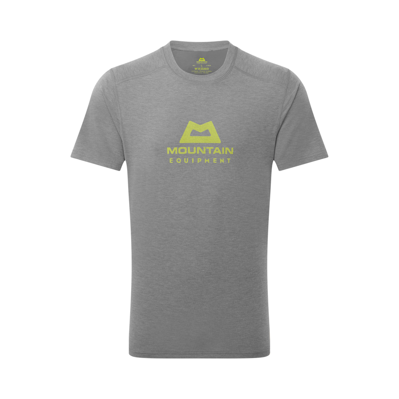 Mountain Equipment Mens Headpoint Emblem Tee Flint Grey