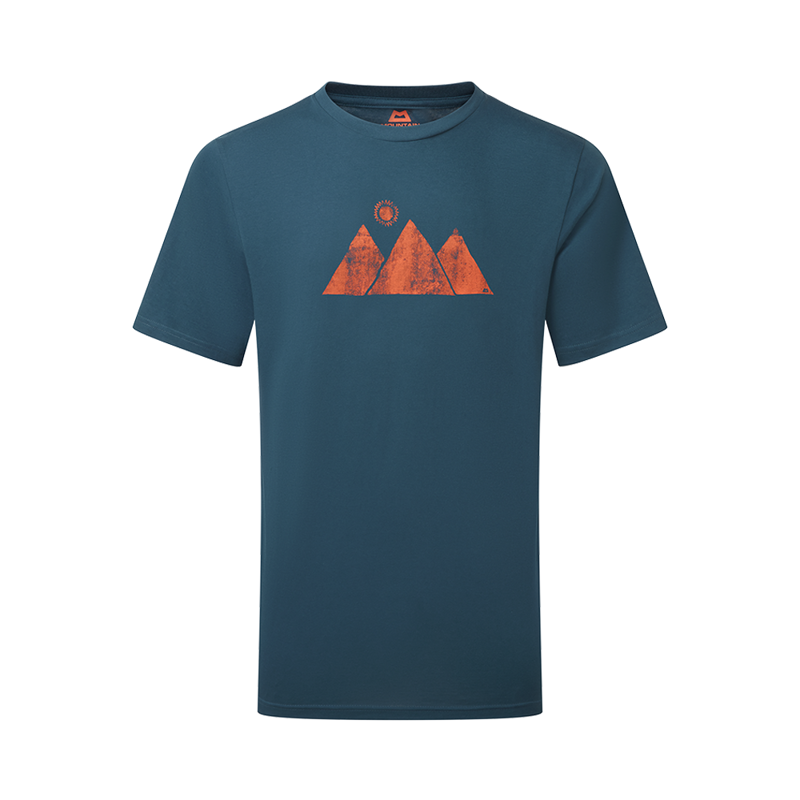 Mountain Equipment Mens Mountain Sun Tee Majolica Blue