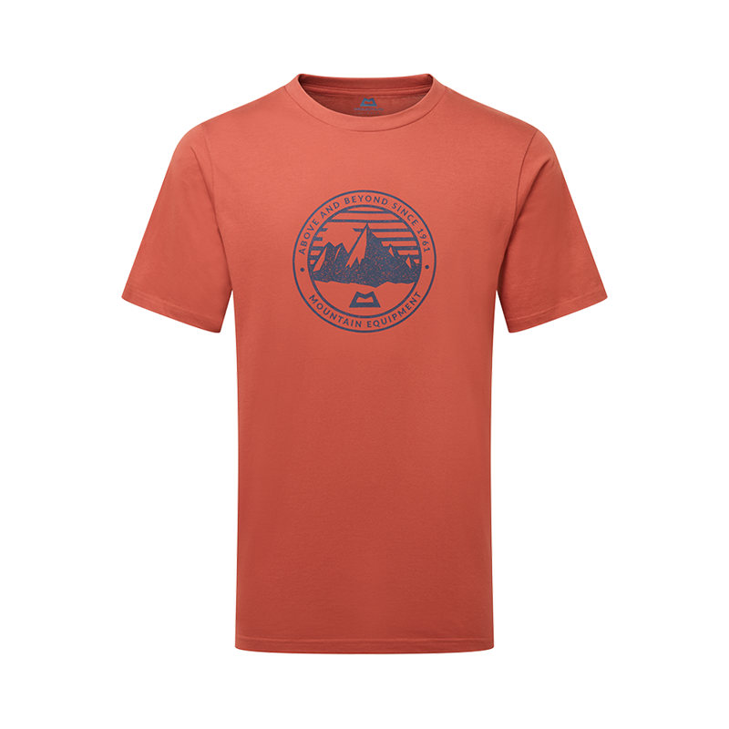 Mountain Equipment Mens Roundel Tee Etruscan Red