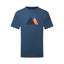 Mountain Equipment Mens Twin Peaks Tee Denim Blue