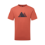 Mountain Equipment Mens Twin Peaks Tee Etruscan Red