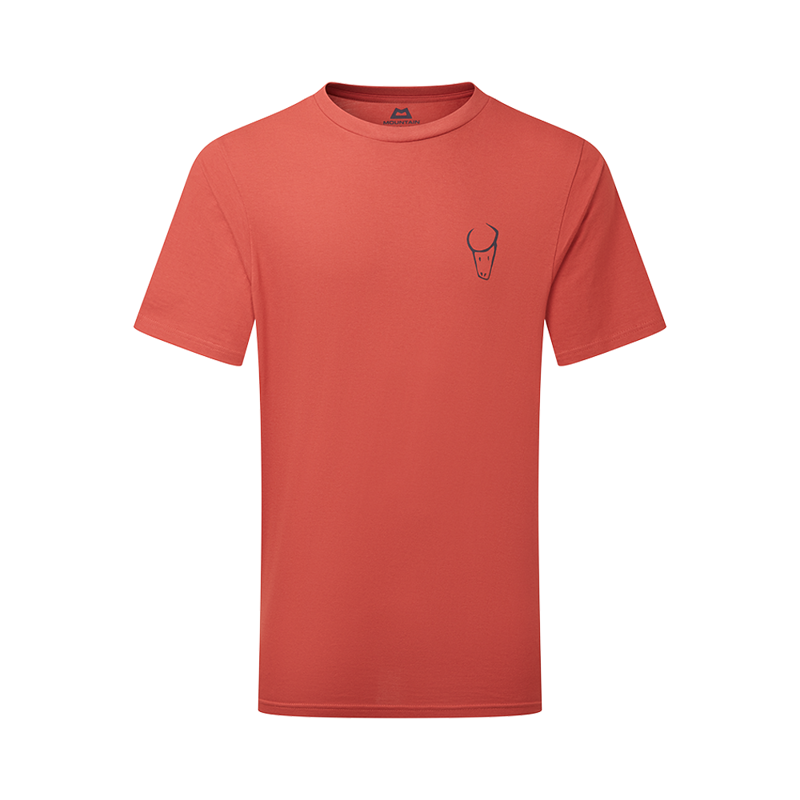 Mountain Equipment Mens Yorik On Wire Tee Etruscan Red