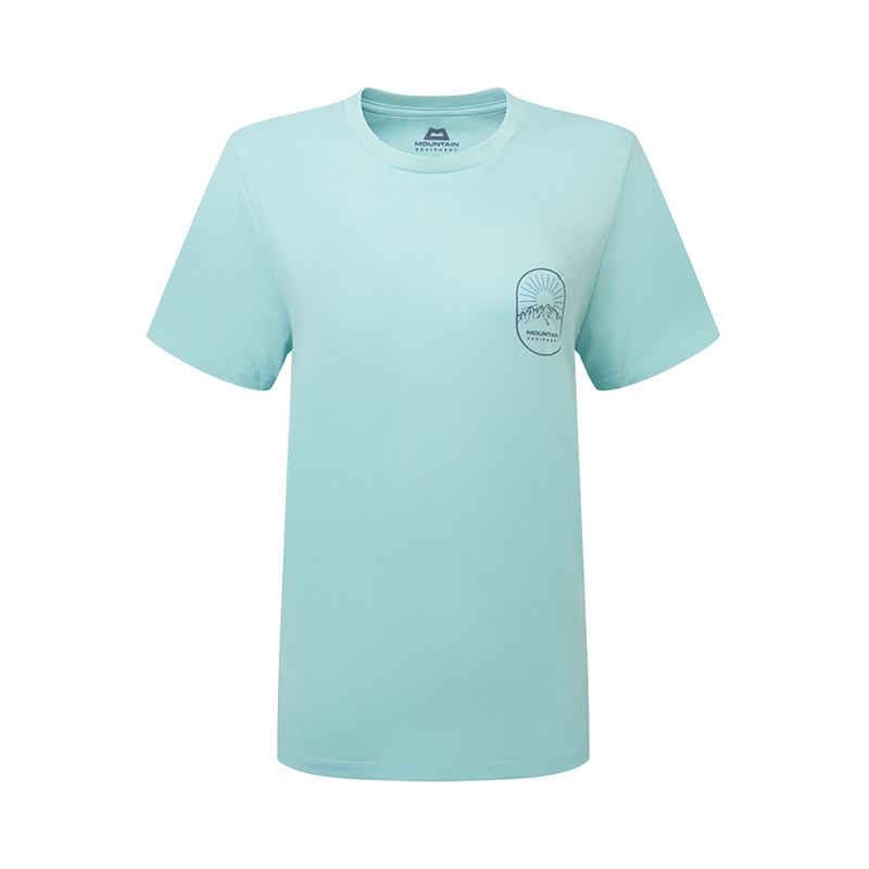Mountain Equipment Womens Alpenglow Tee Aqua