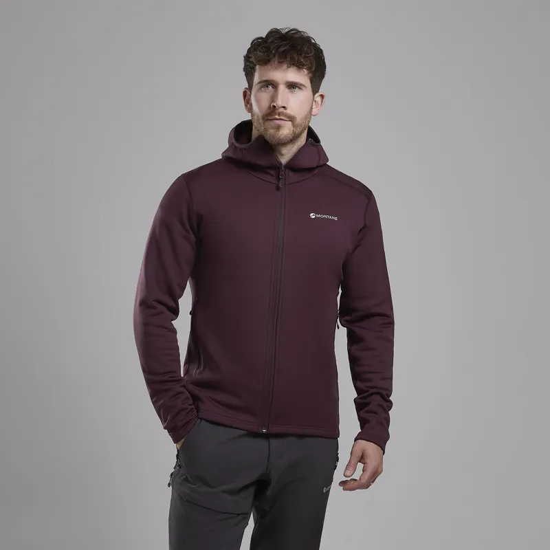 Montane Men's Fury Hoodie Dark Garnet-1