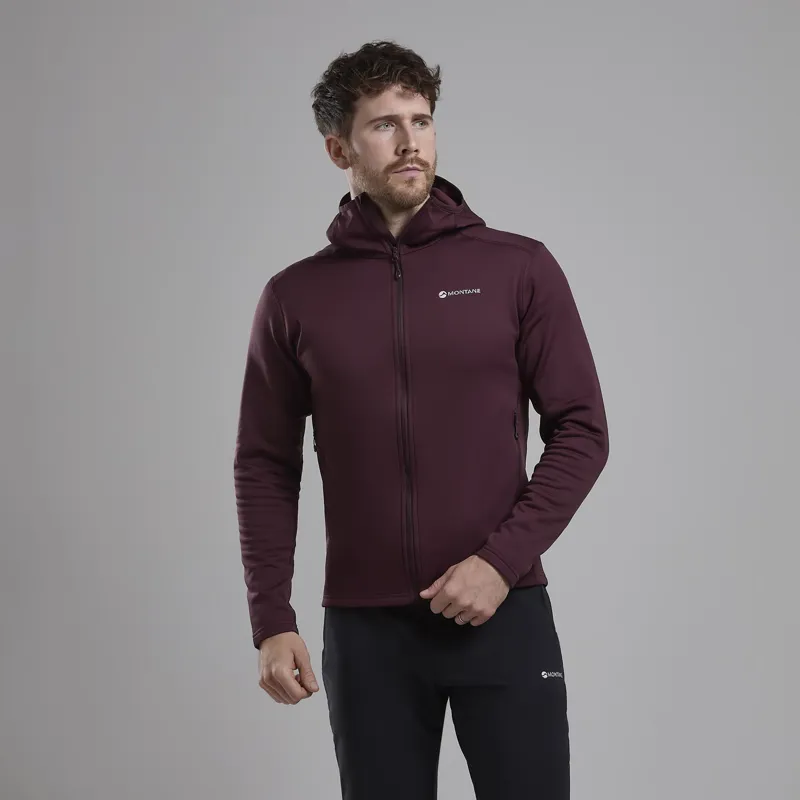 Montane Mens Fury Lite Hoodie Dark Garnet-1