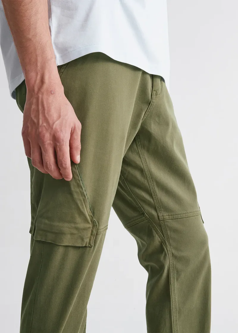 Duer Mens Live Free Adventure Pants Loden Green-3