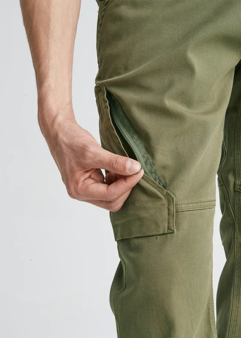 Duer Mens Live Free Adventure Pants Loden Green-4