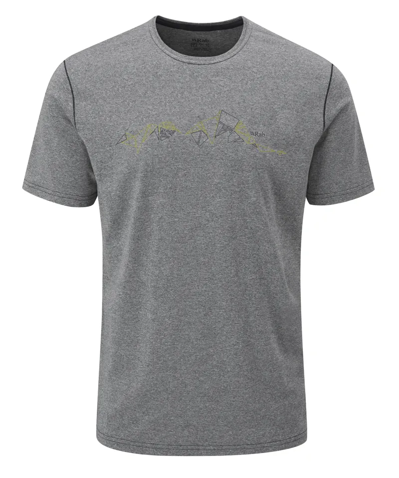 Rab Mens Mantle Tessalate T-Shirt Beluga