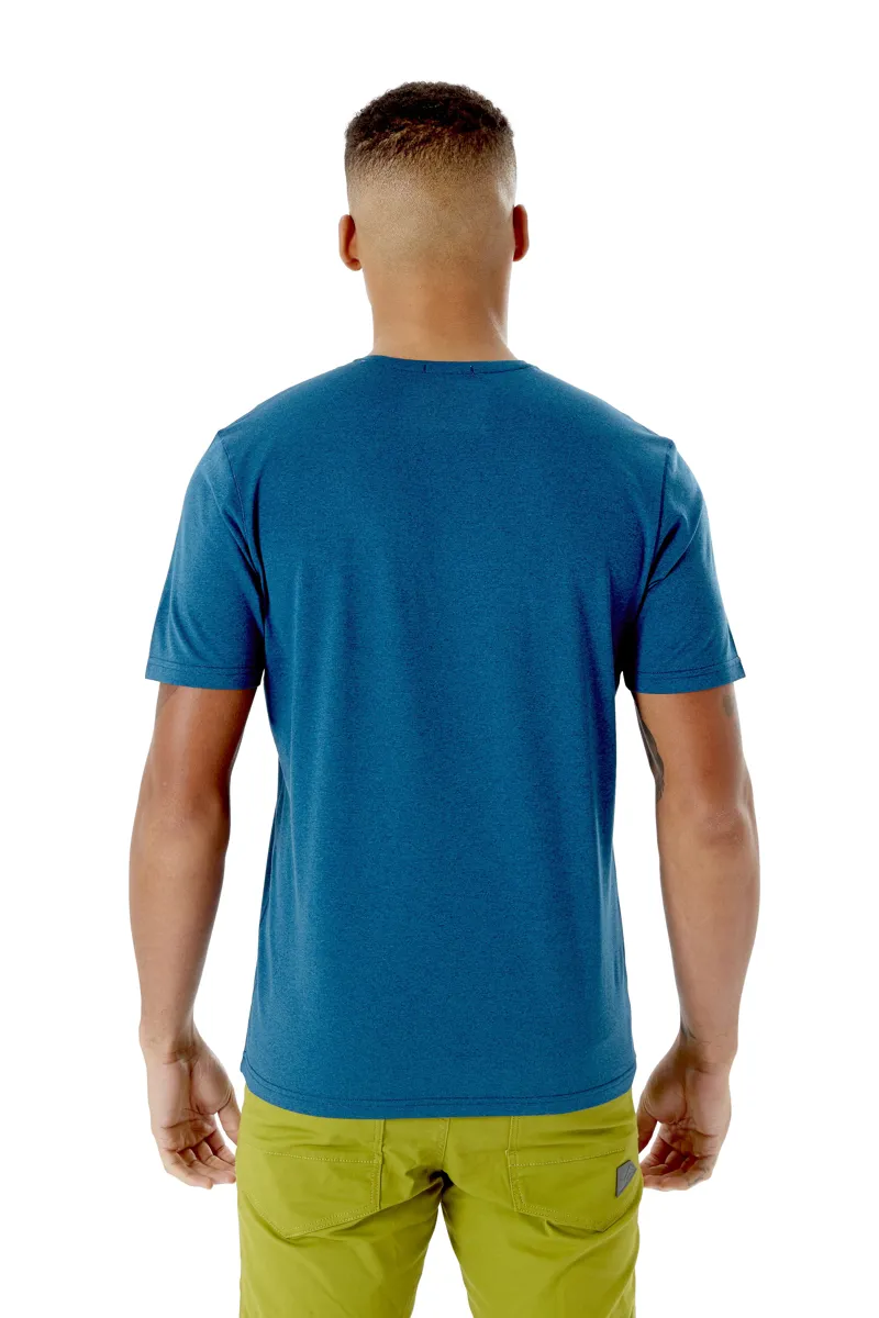 Rab Mens Mantle Tessalate Tee Nightfall Blue-1