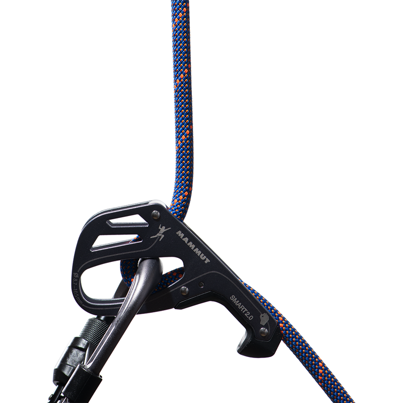 Mammut 9.0mm Crag Sender Dry Rope Ice/Sunrise 60m -2