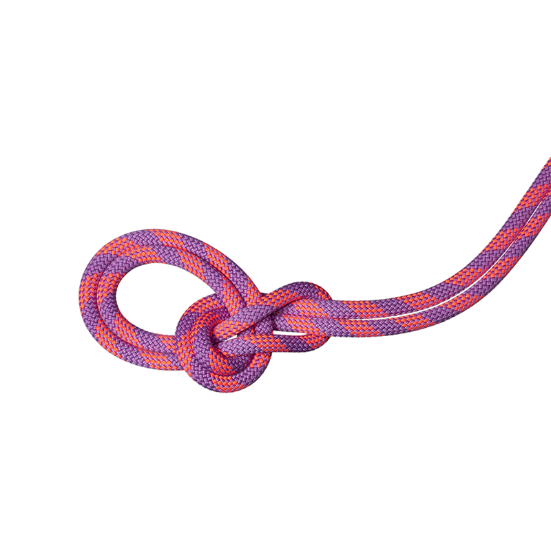 Mammut 9.5mm Crag Dry Rope Duodess Lavandin/Vibrant Orange