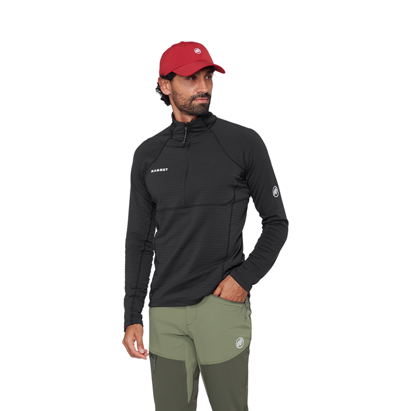 Mammut Mens Taiss ML Half Zip Pull Marine-1