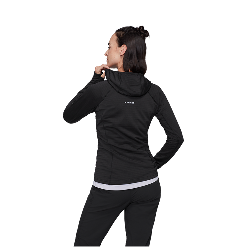 Mammut Womens Taiss ML Hooded Jacket Black-3