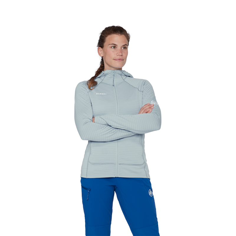 Mammut Womens Taiss ML Hooded Jacket Nebla-1
