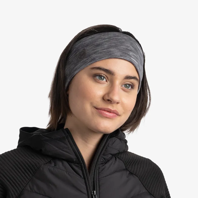 Buff Merino Wide Headband Multistripes Fog Grey-1
