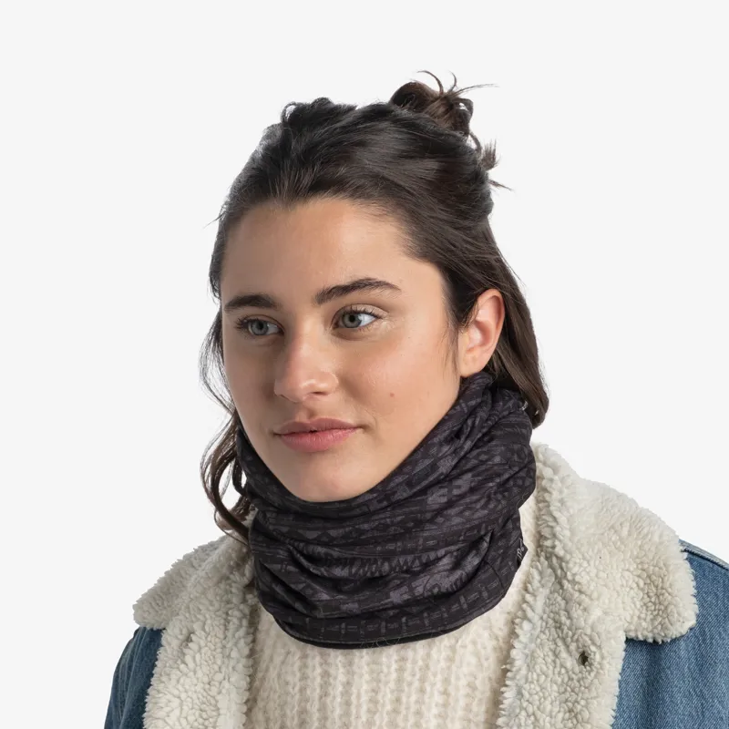 Ruff Polar Reversible Neckwear Urid Black-4