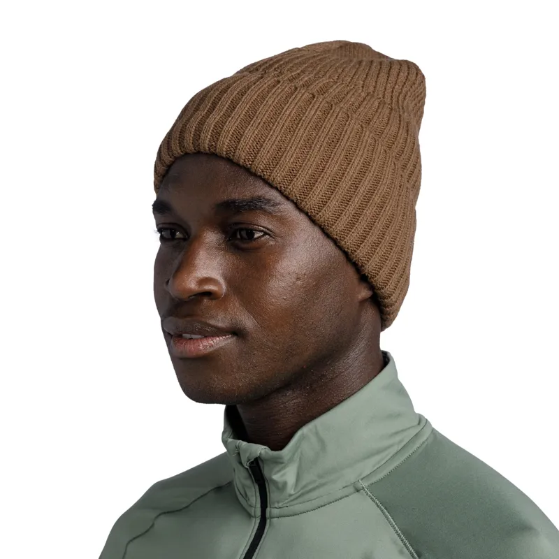 Buff Renso Beanie Brindle Brown-2