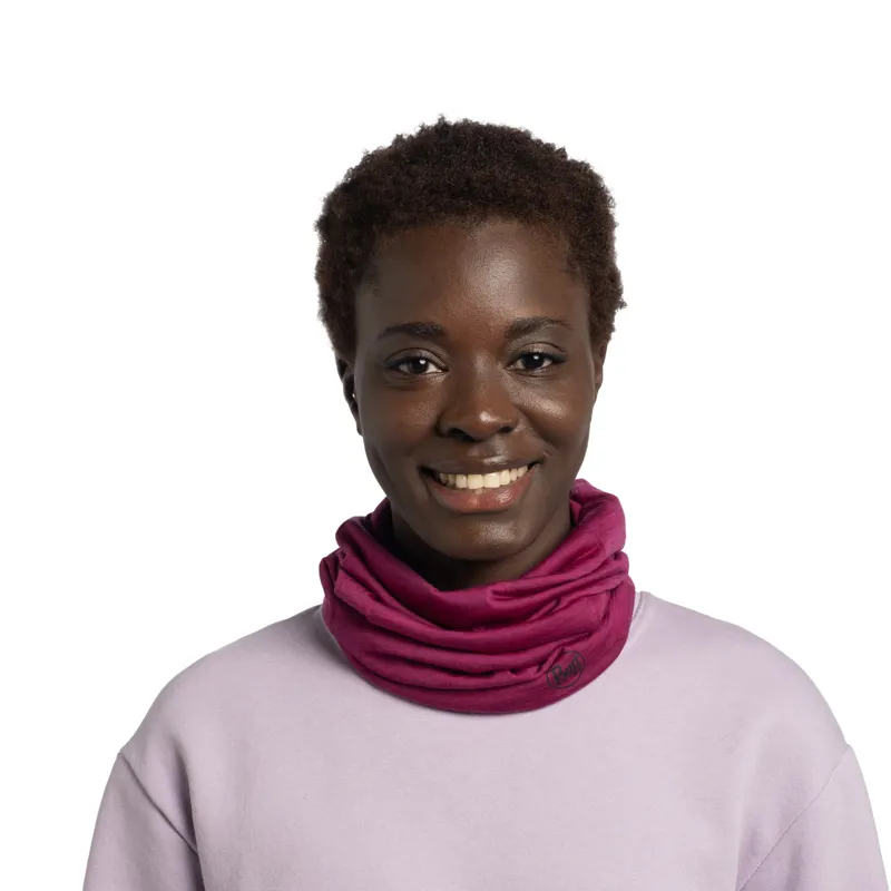 Buff Merino Lightweight Neckwear Magenta-4