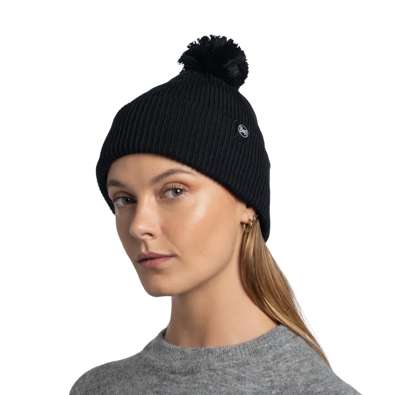Buff Renvi Knitted Beanie Black-3