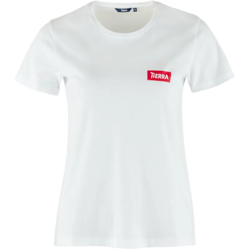 Tierra Women's OC Box Logo T-Shirt White