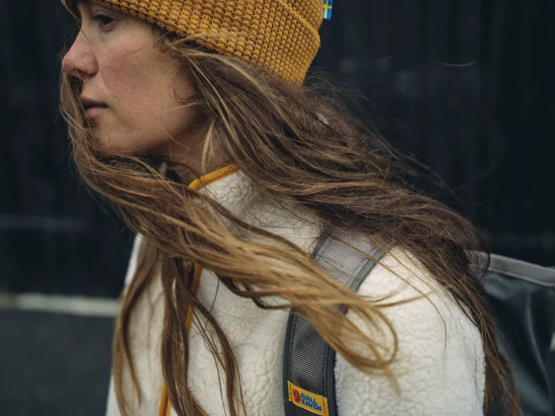 Fjallraven Womens Vardag Pile Fleece Black-7