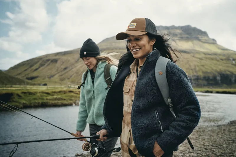 Fjallraven Womens Vardag Pile Fleece Black-9