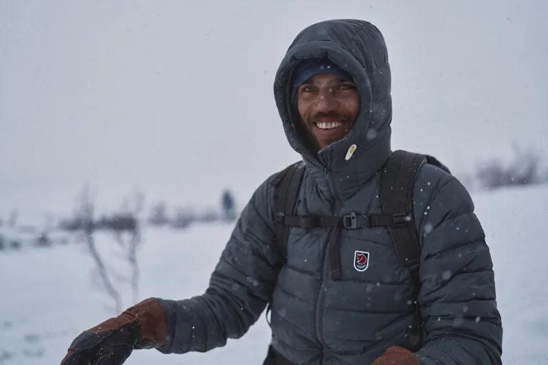 Fjallraven Men's Expedition Pack Down Hoodie Navy-12