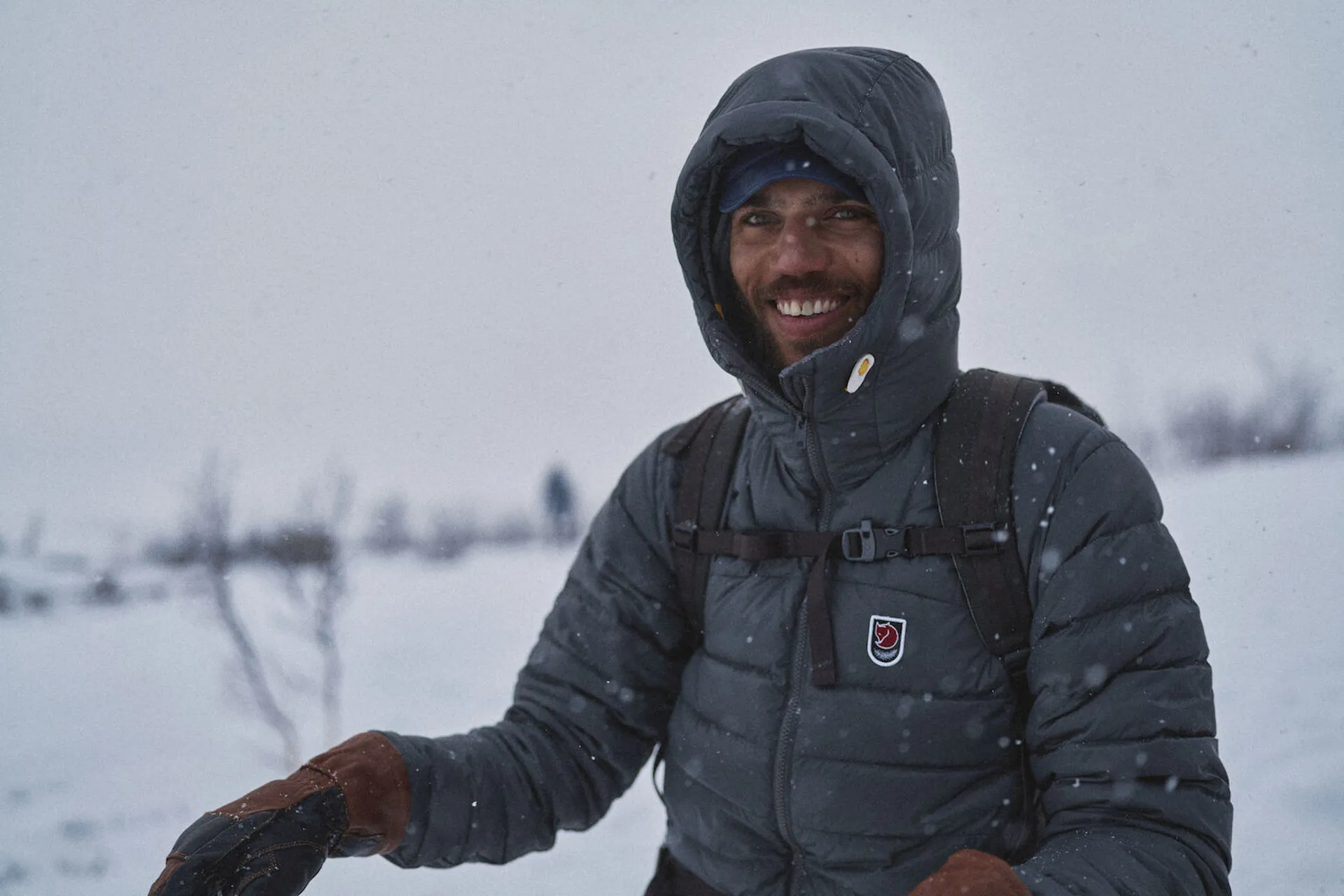 Fjallraven Men's Expedition Pack Down Hoodie Navy