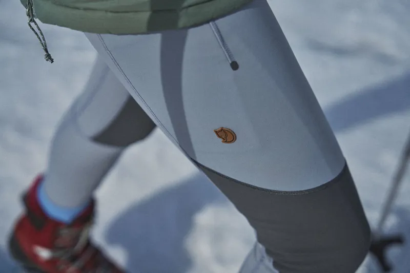 Fjallraven Women's Abisko Varm Trekking Tights Black/Iron Grey-6