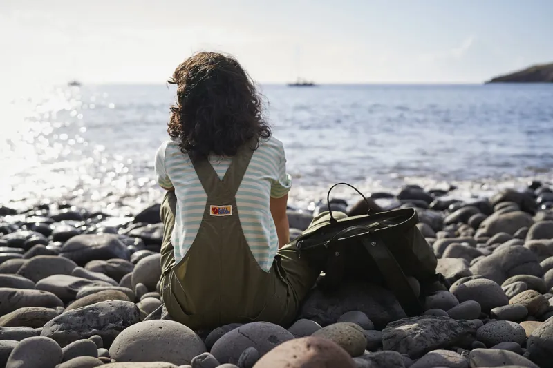 Fjallraven Womens Vardag Dungarees Black-9