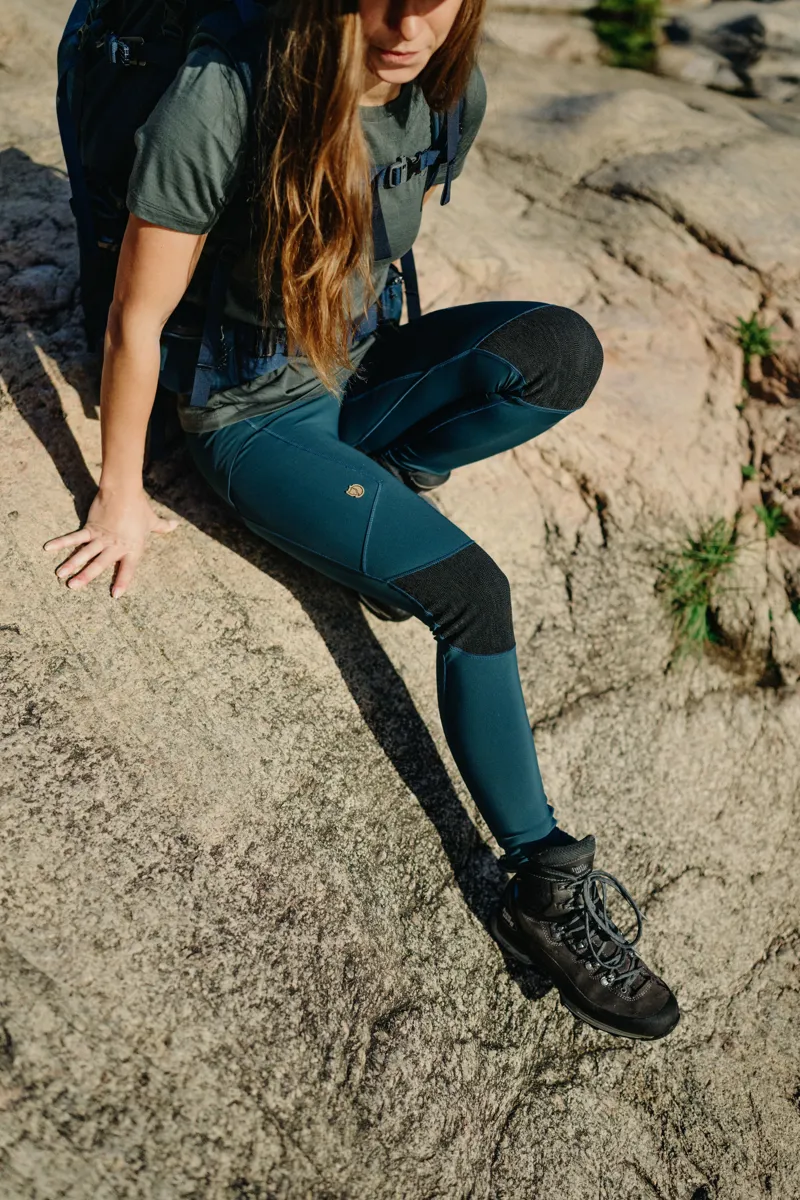 Fjallraven Womens Abisko Trekking Tights HD Black-9