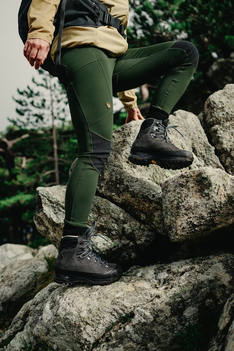 Fjallraven Womens Abisko Trekking Tights HD Mountain Blue-11