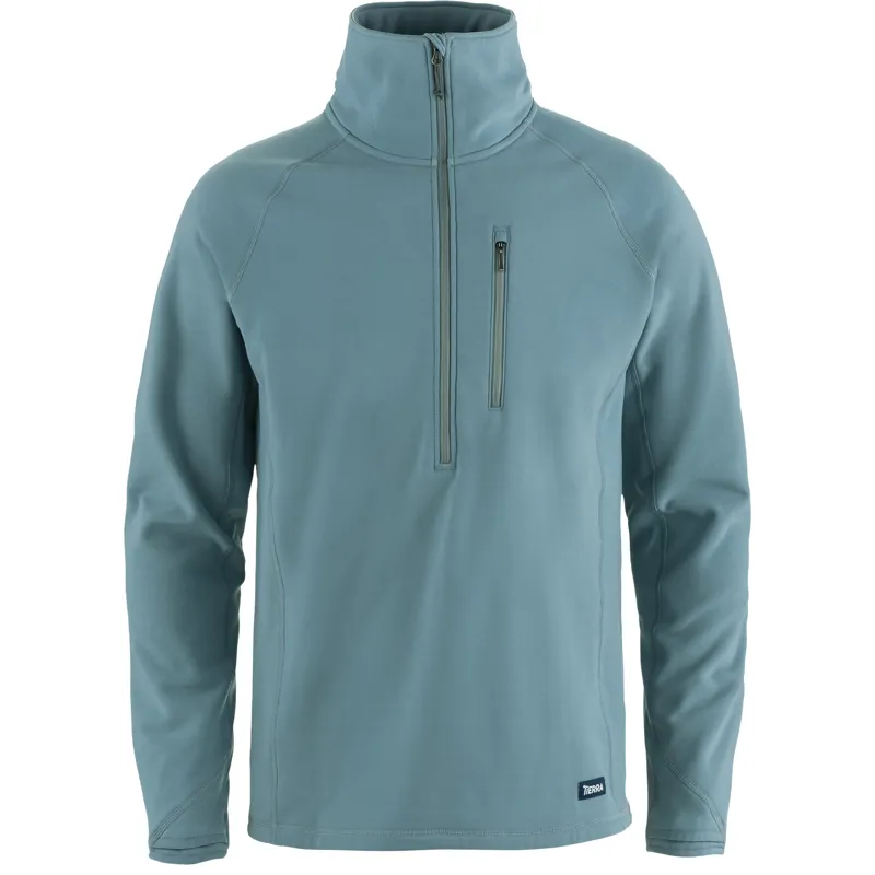 Tierra Men's Kvaloya Half Zip Slate Blue