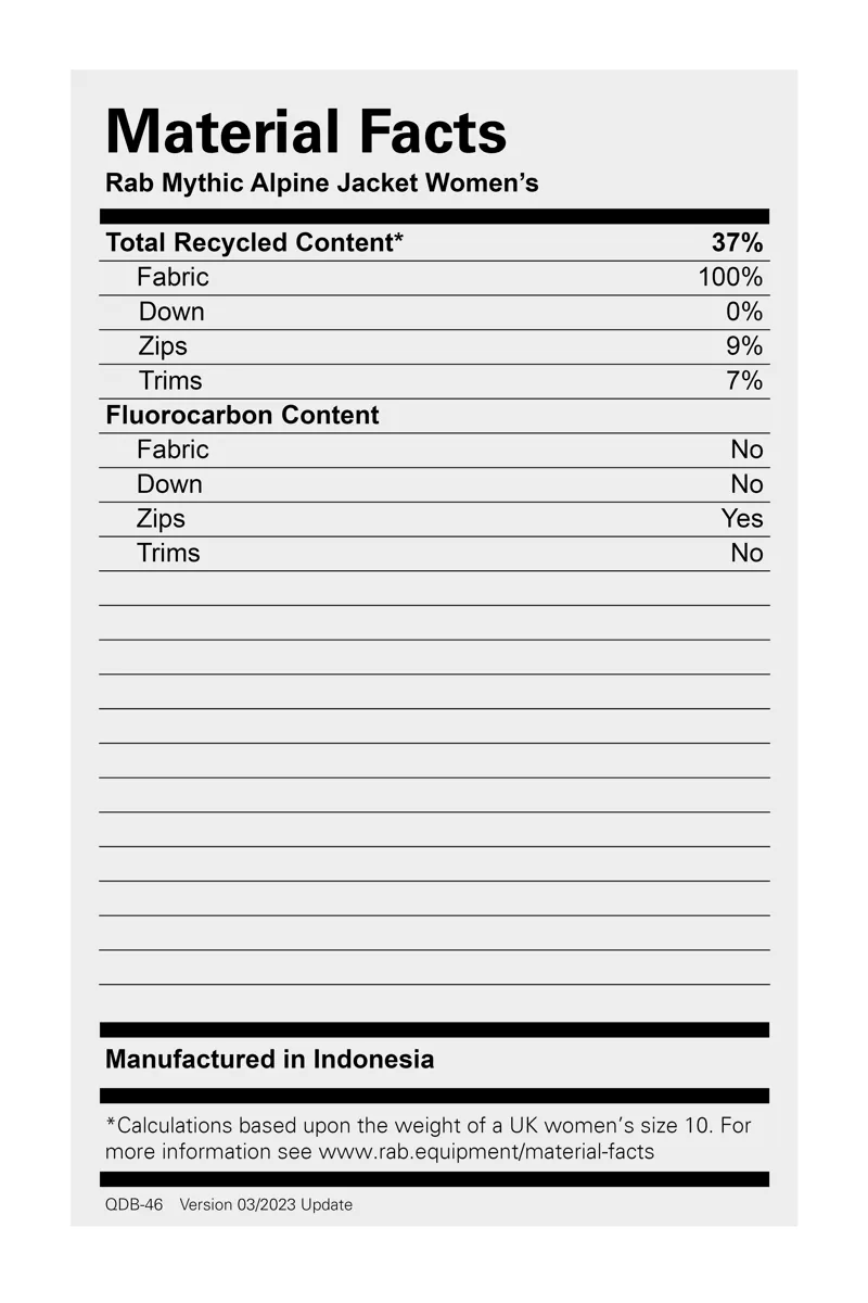 Rab Women's Mythic Alpine Jacket Orion Blue-1