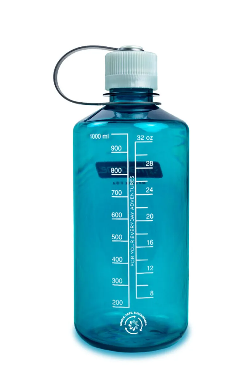 Nalgene Narrow Mouth 1L Tritan Sustain Bottle Trout Green-1