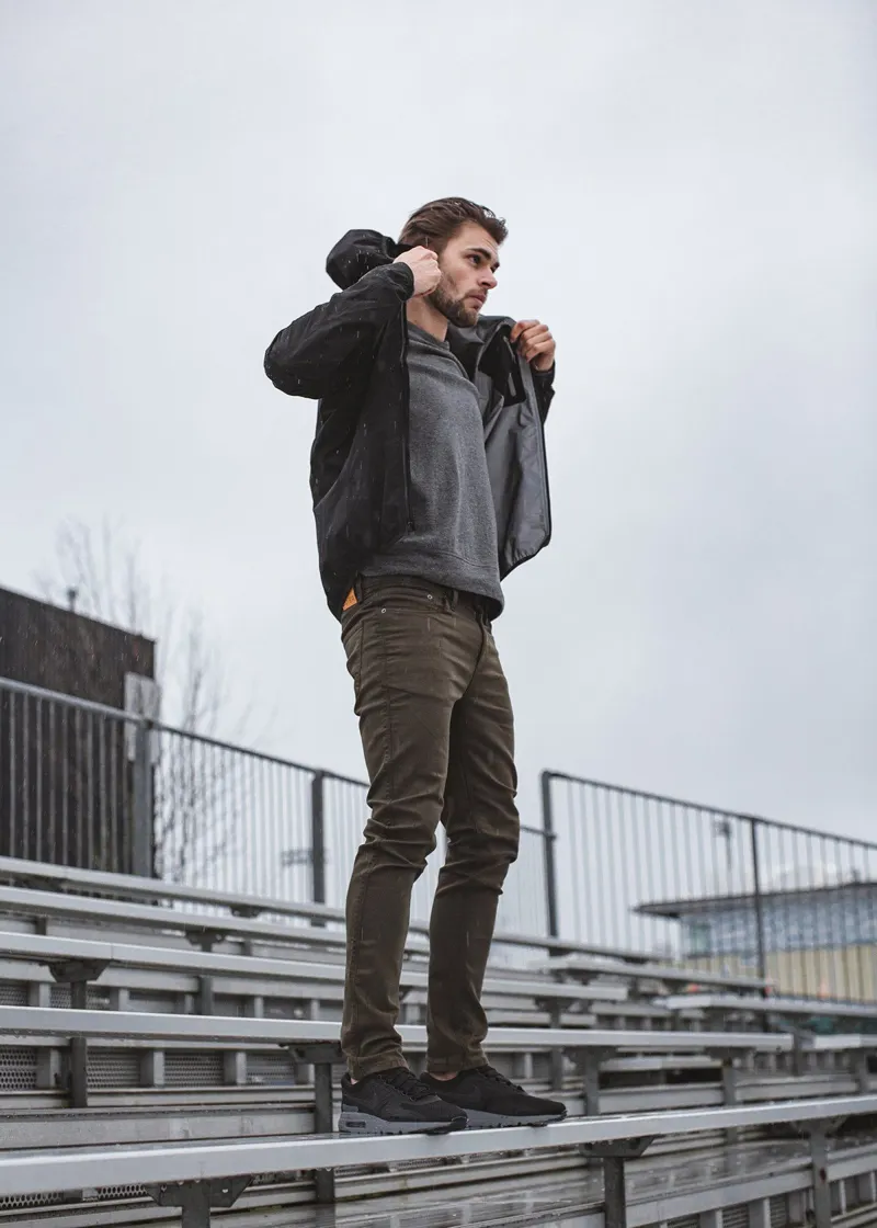 Duer Men's No Sweat Pant Slim Army Green-1