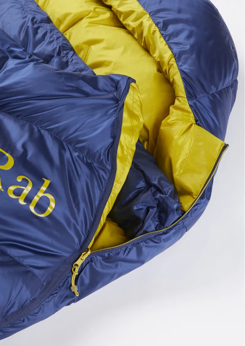 Rab Neutrino 400 Sleeping Bag Nightfall Blue - Wide - Long - Left Zip-7