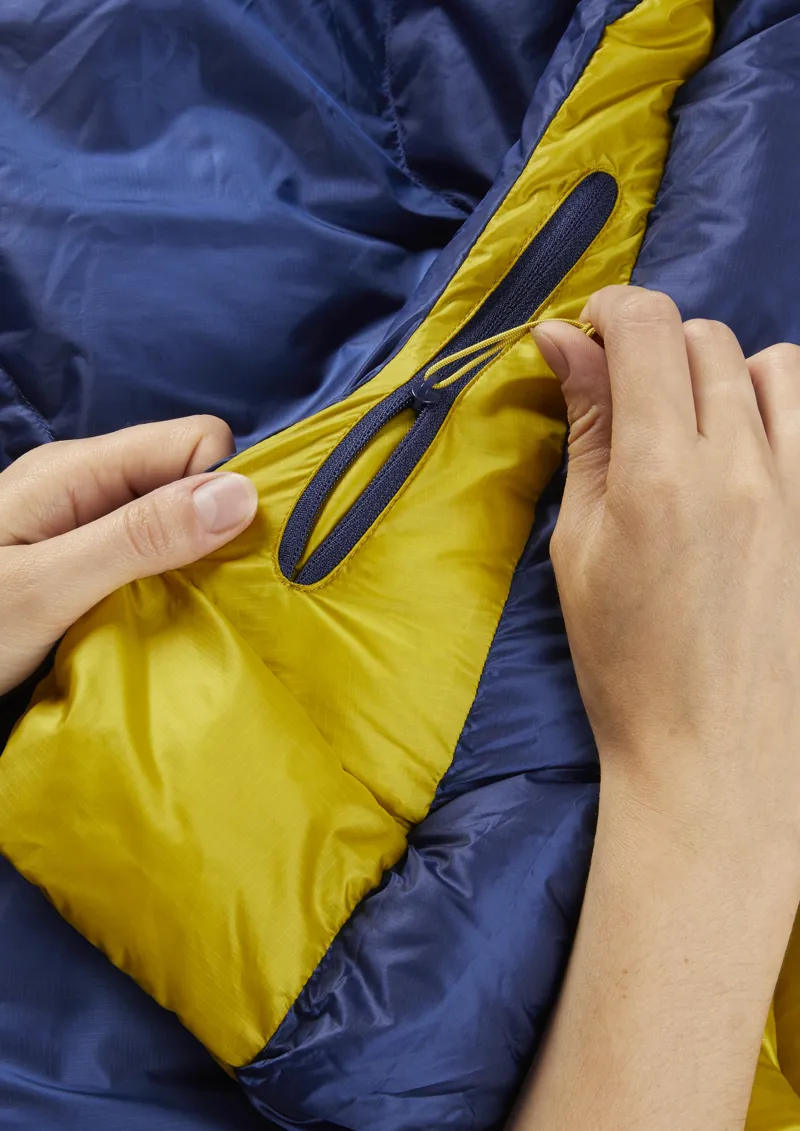 Rab Womens Neutrino 400 Sleeping Bag Nightfall Blue - Regular -  Left Zip-8