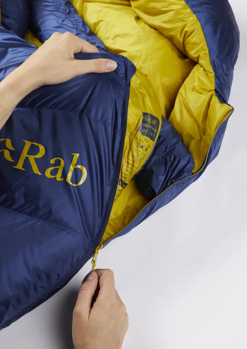 Rab Women's Neutrino 600 Sleeping Bag Nightfall Blue - Left Zip-2