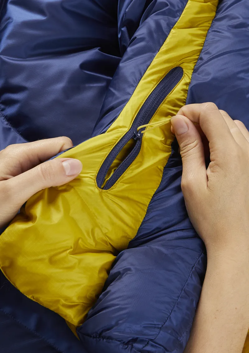 Rab Women's Neutrino 600 Sleeping Bag Nightfall Blue - Left Zip-3